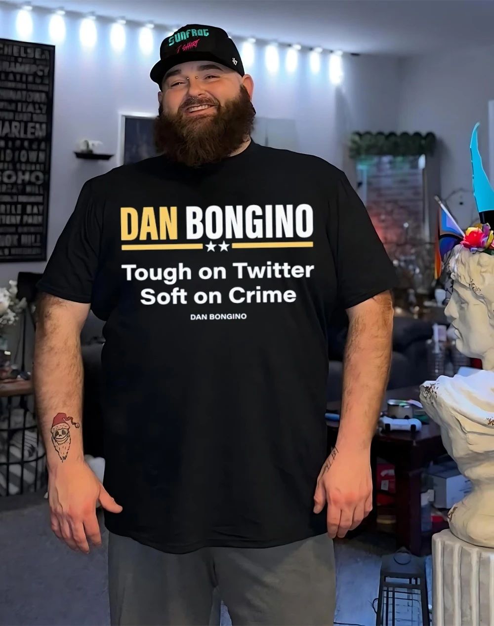 Dan Bongino tough on twitter soft on crime shirt