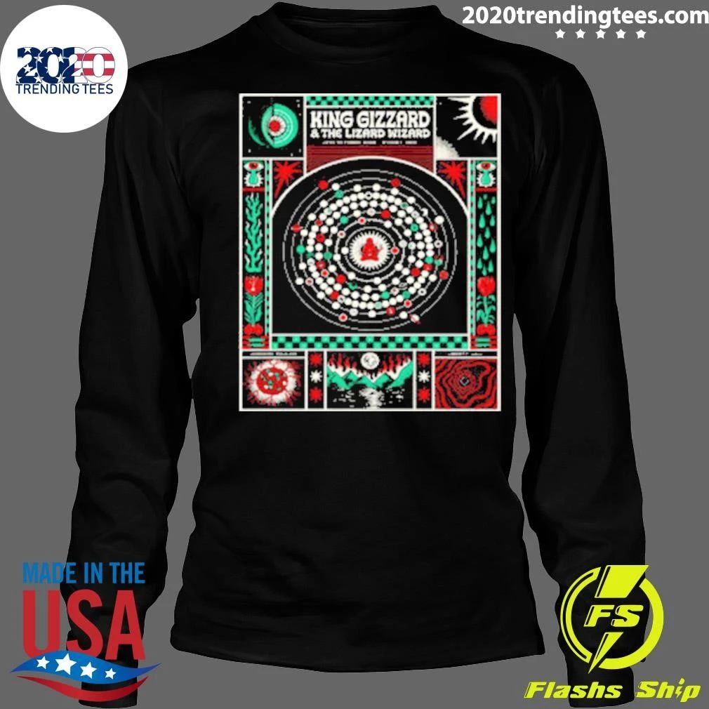 King Gizzard And The Lizard Wizard Sydney Australia 2026 Event Poster At Hordern Pavilion And Liberty Hall On October 14 2026 Shirt