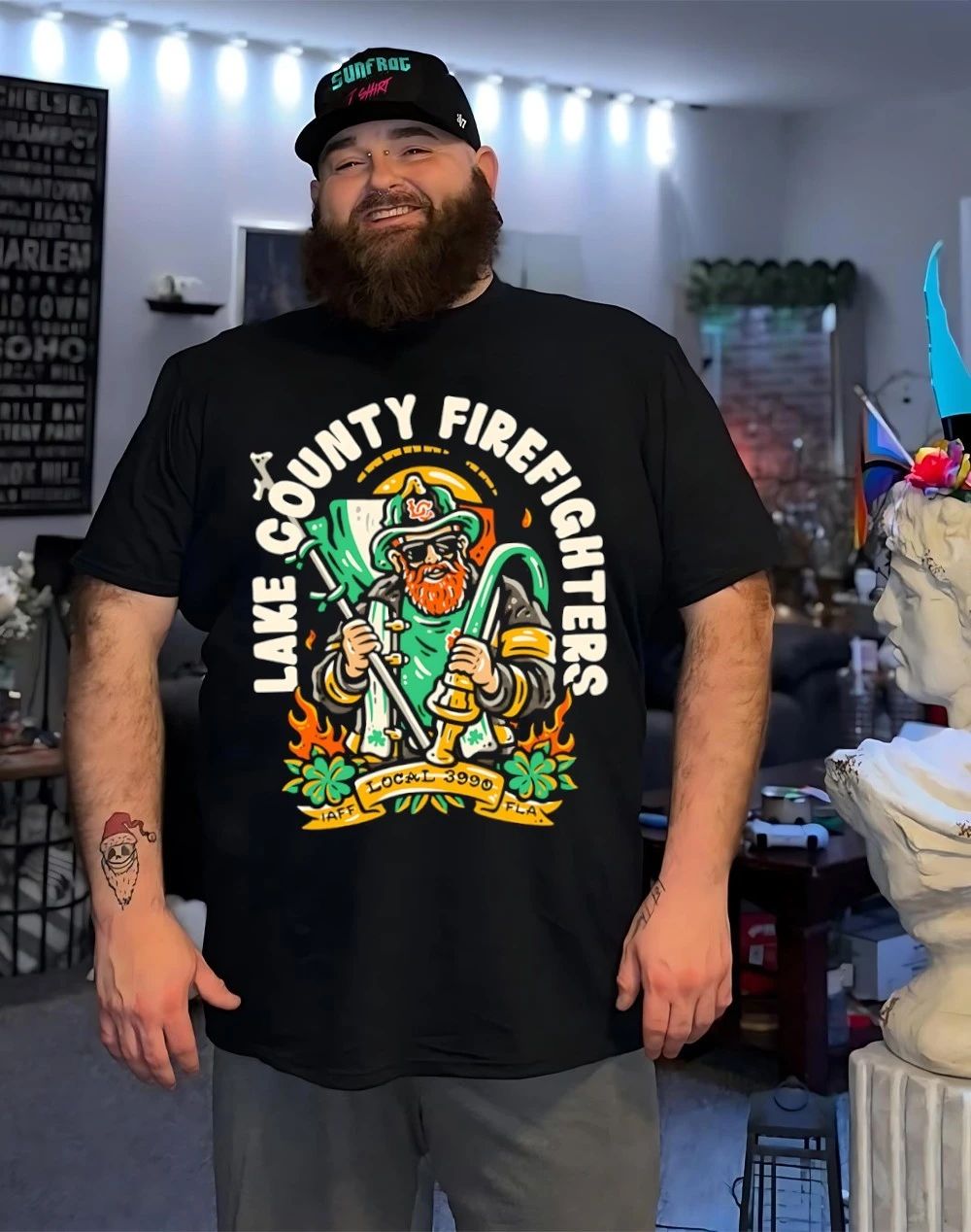 Lake County Firefighters local 3990 2026 St. Patrick’s Day shirt
