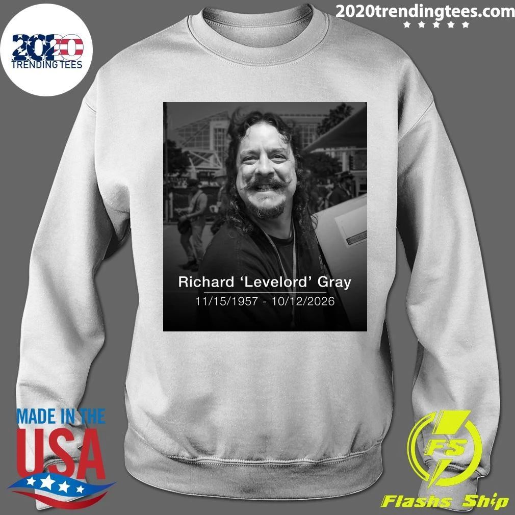 Rip Richard Levelord Gray 11.15.1957 – 10.12.2026 Shirt