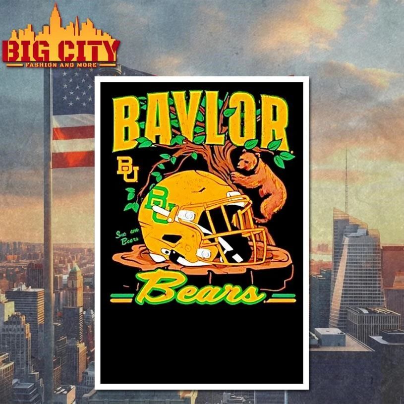 Ncaa Football Baylor Bears Vintage Helmet Shirt