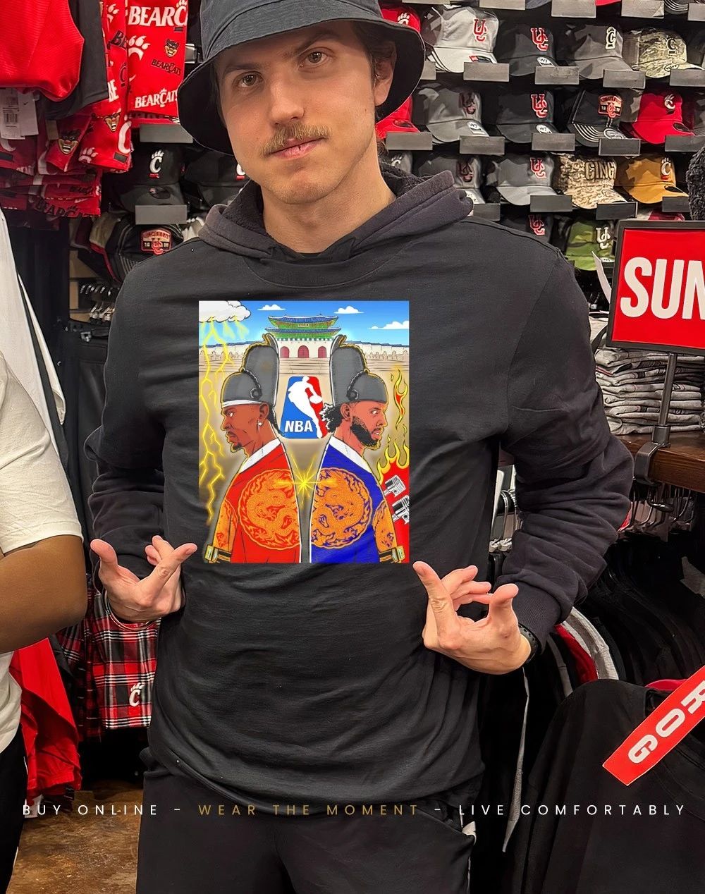 Shai Gilgeous-Alexander and Cade Cunningham 2026 NBA Korea shirt