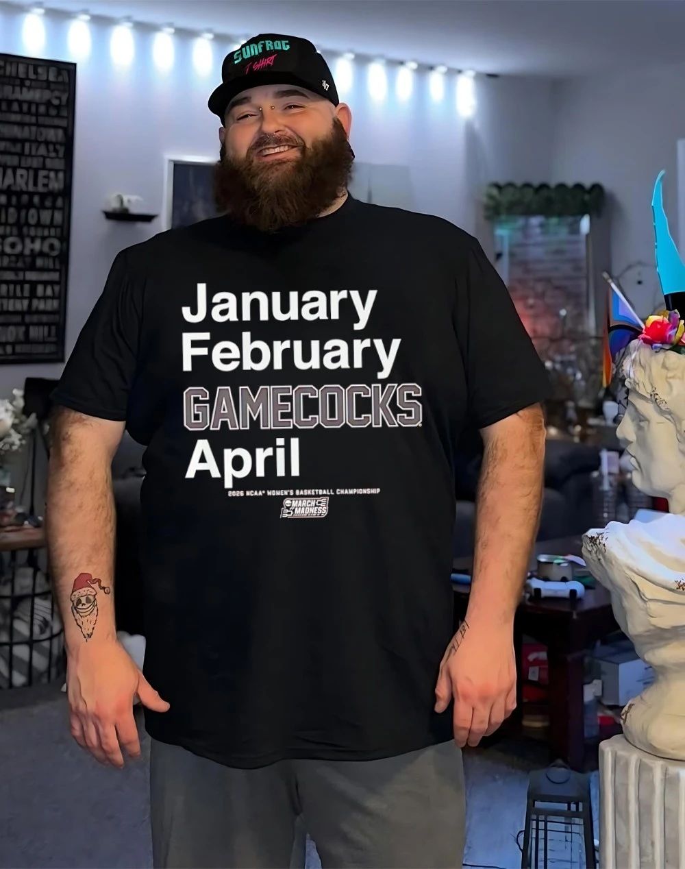 South Carolina Gamecocks WBB 2026 March Madness Month January February Gamecocks April shirt