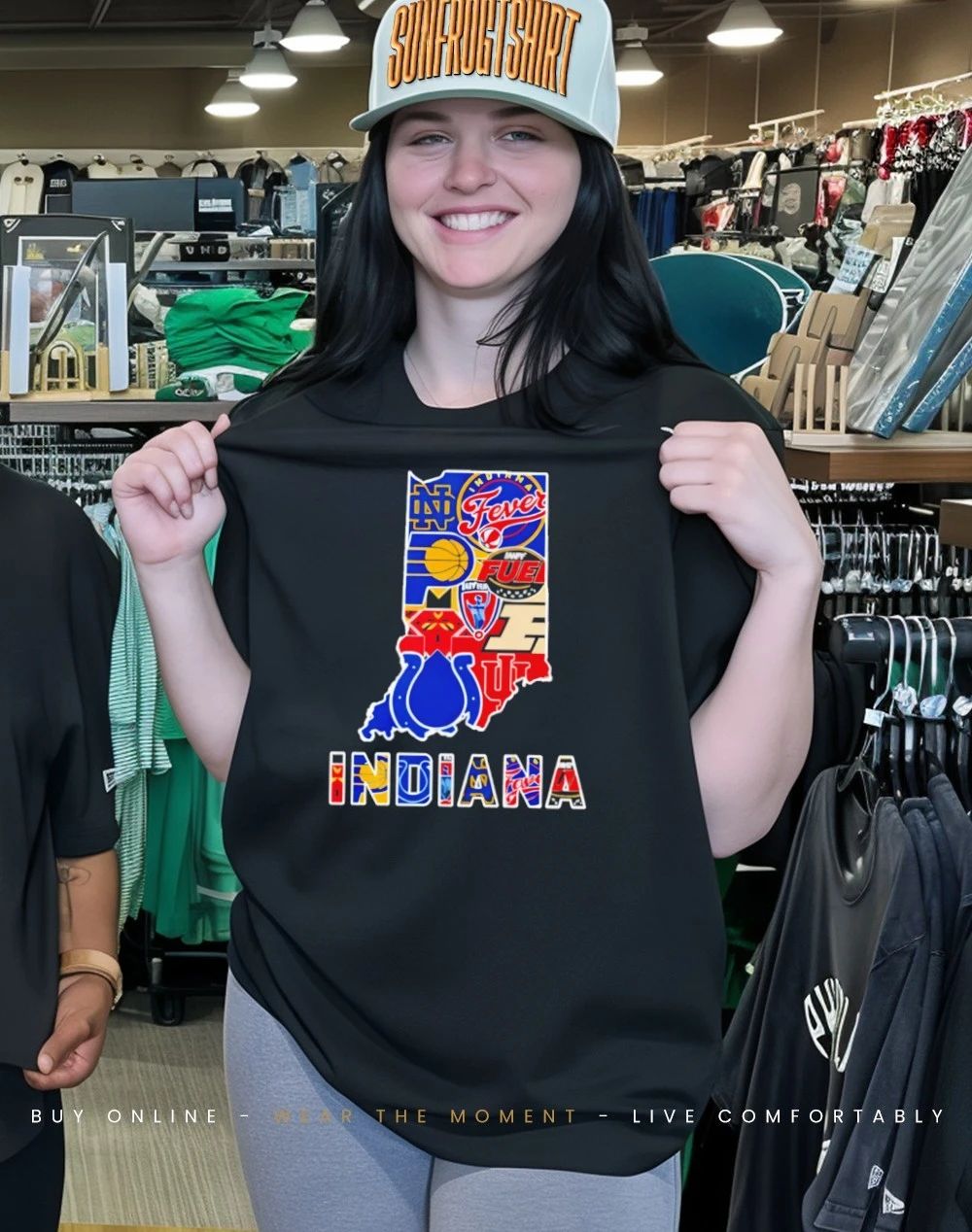 Indiana Sports Teams Graphic Transfer State shirt