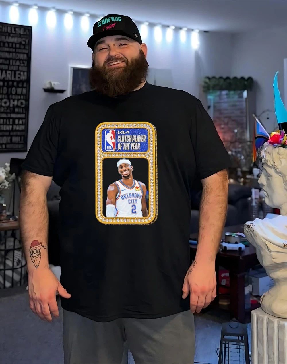Shai Gilgeous-Alexander OKC Thunder KIA Clutch Player of the Year shirt
