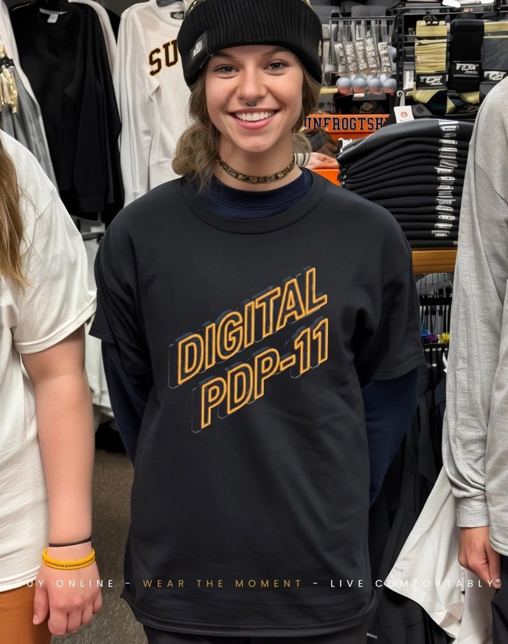 Digital pdp 11 vintage shirt