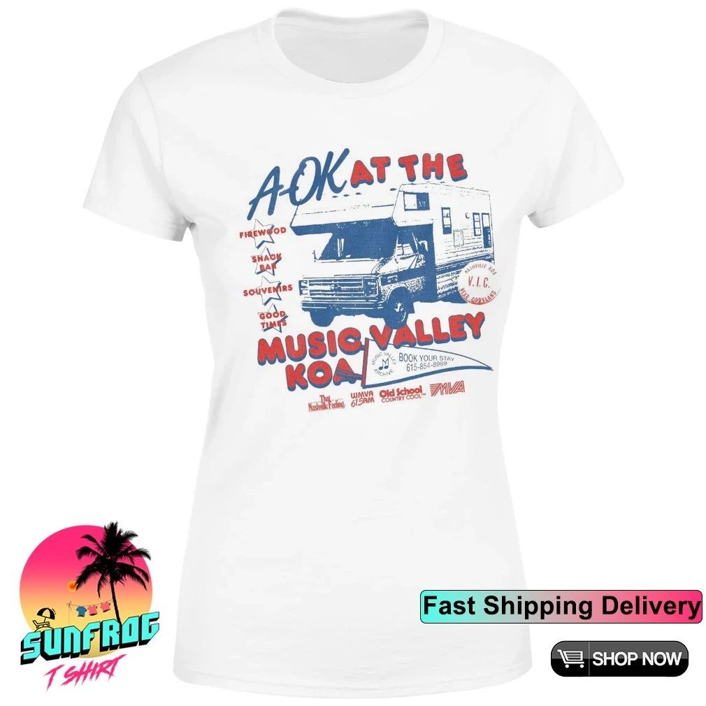 A-OK at the Music Valley KOA firewood snack bar souvenirs good times shirt