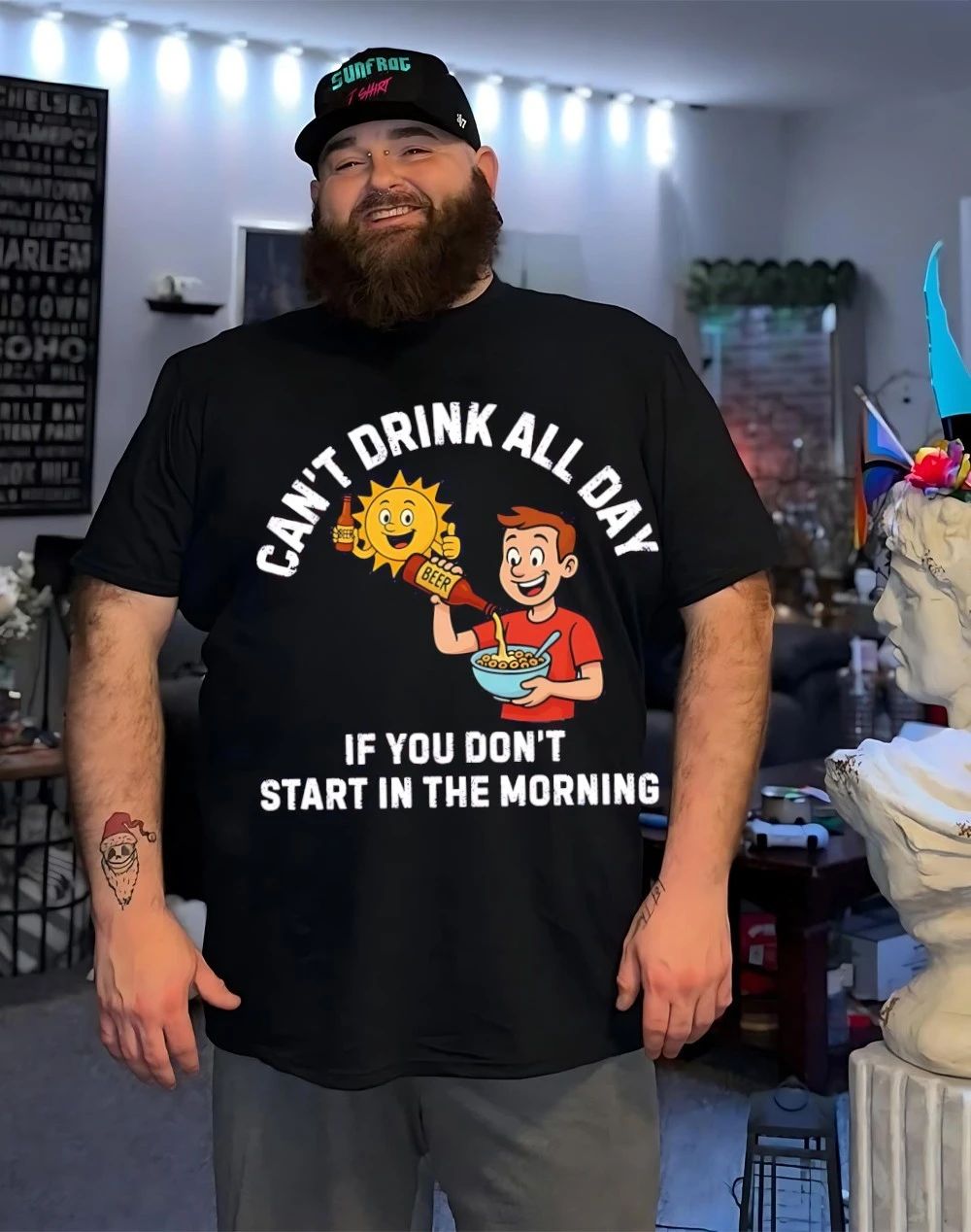Can’t drink all day if you don’t start in the morning shirt