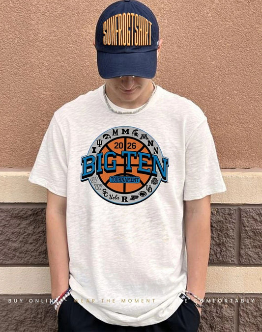 Big Ten 2026 Big Ten Basketball Tournament All Team Pinwheel shirt
