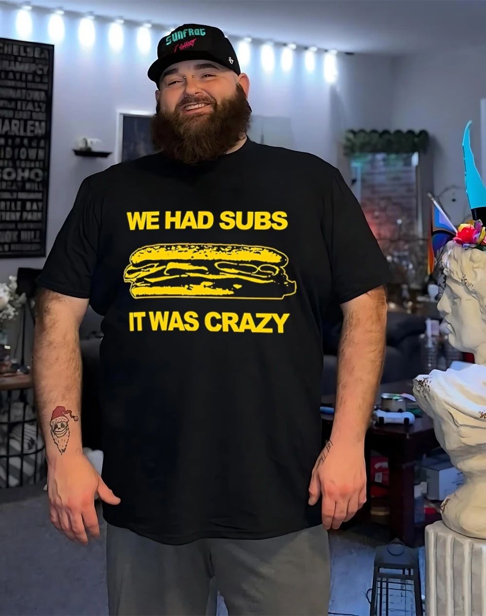 Michigan Wolverines we had subs it was crazy shirt