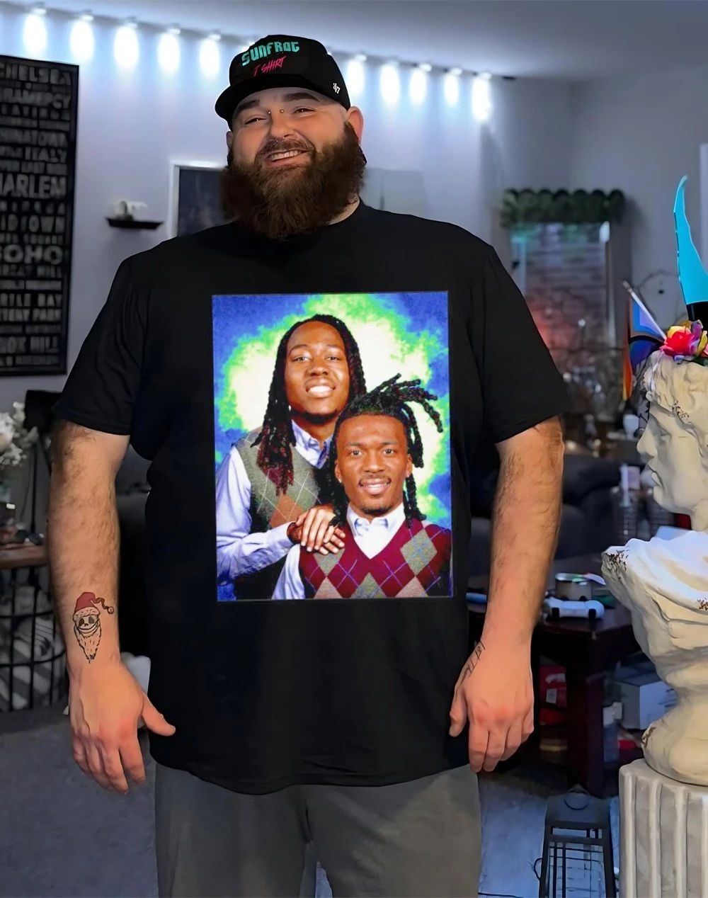 Timberwolves Step Turbos Ayo Dosunmu and Bones Hyland Front and Back shirt