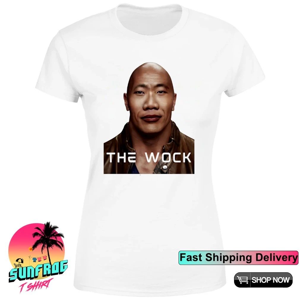 The Wock The Rock parody shirt