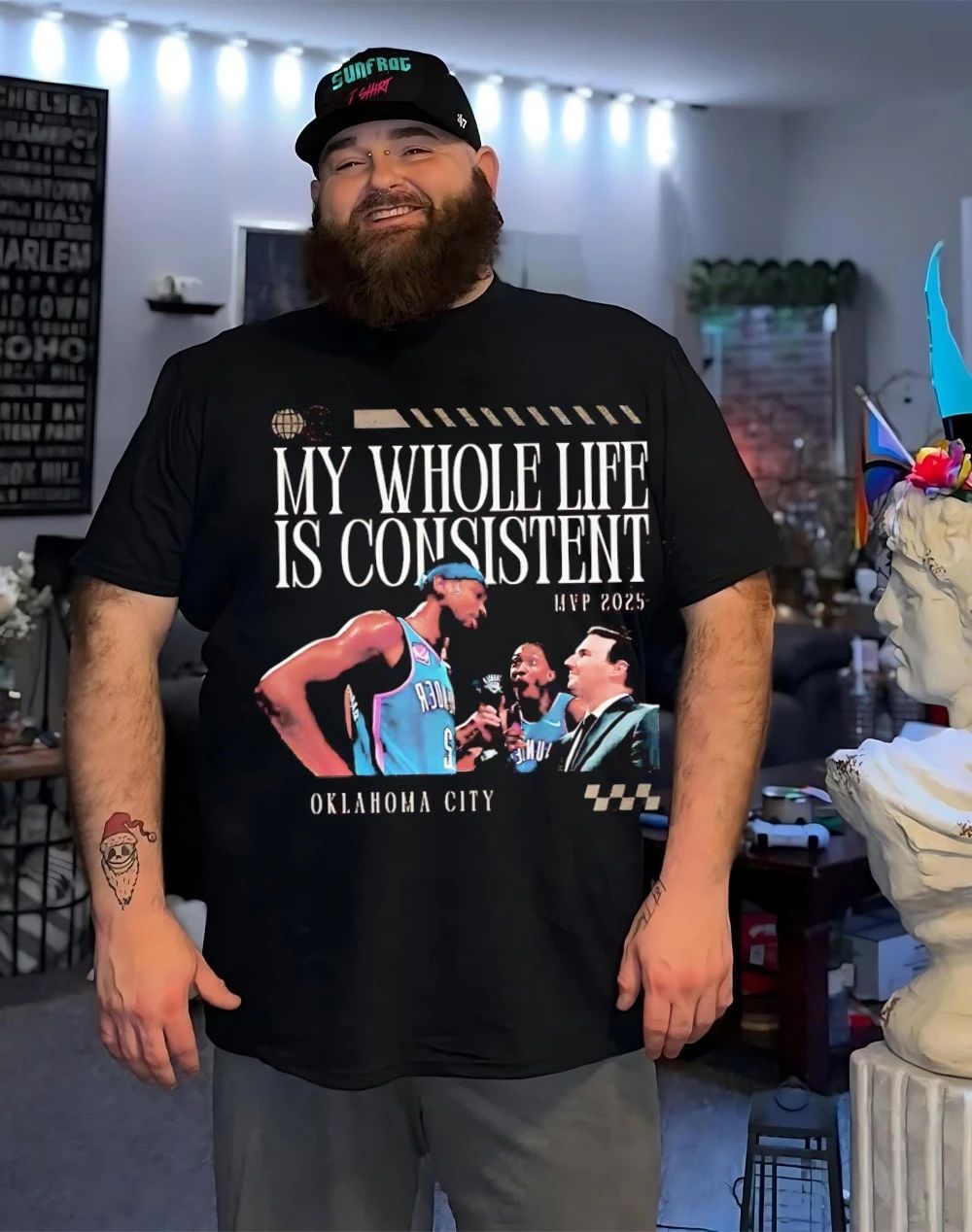OKC Thunder Shai Gilgeous-Alexander my whole life is consistent MVP shirt