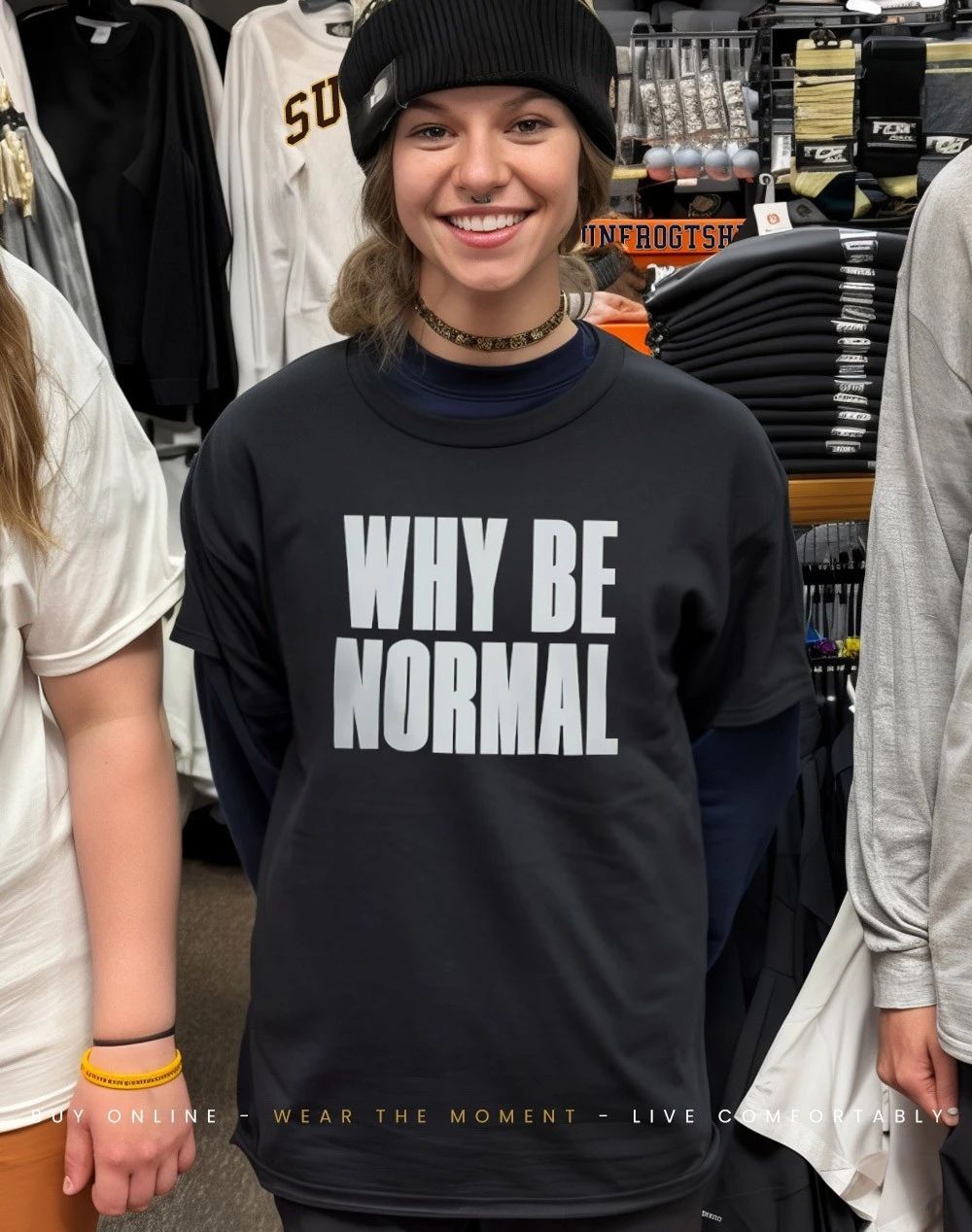 Holly Shervey Crackhead Frankie Why Be Normal Shirt