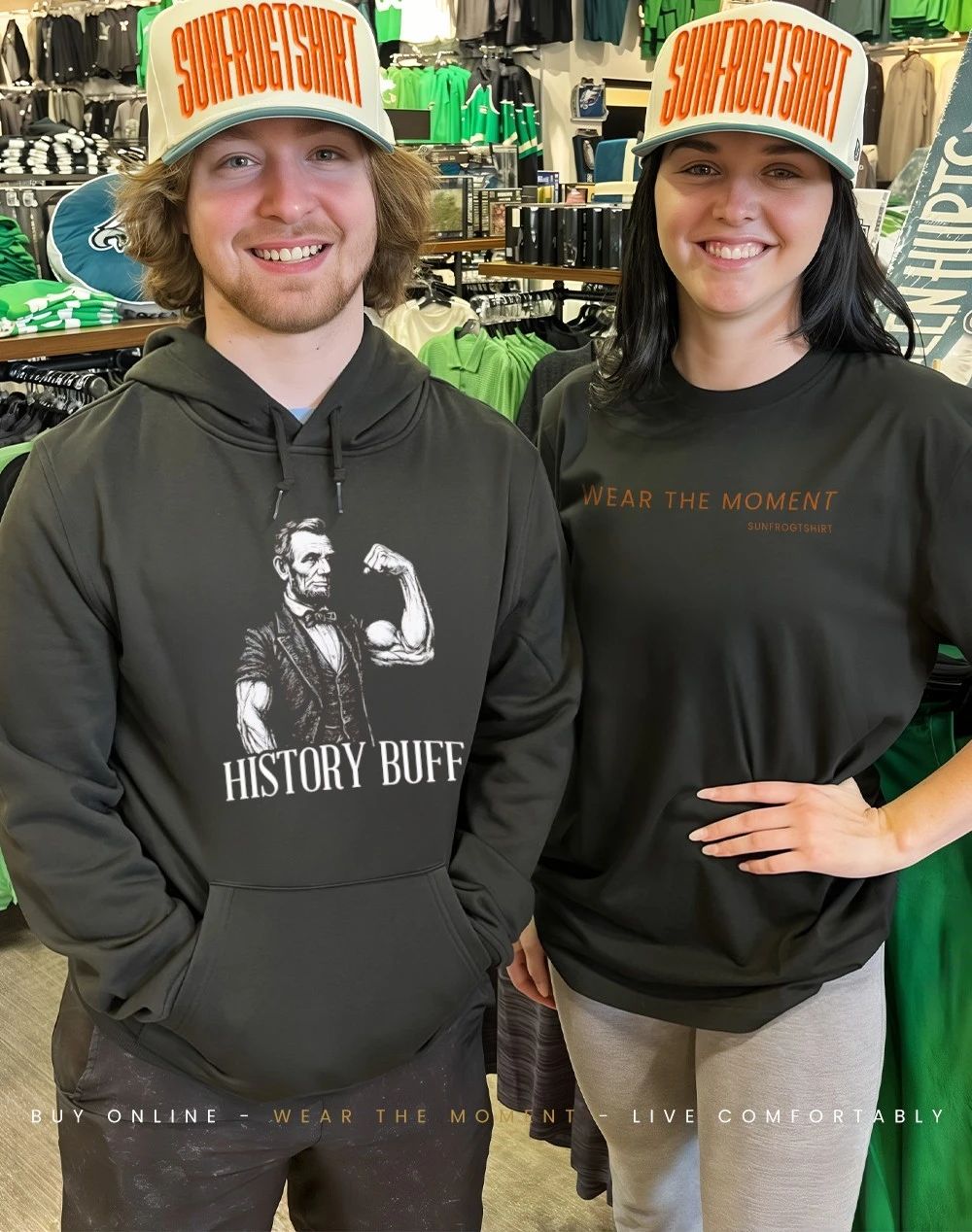 Abe Lincoln History Buff Graphic shirt