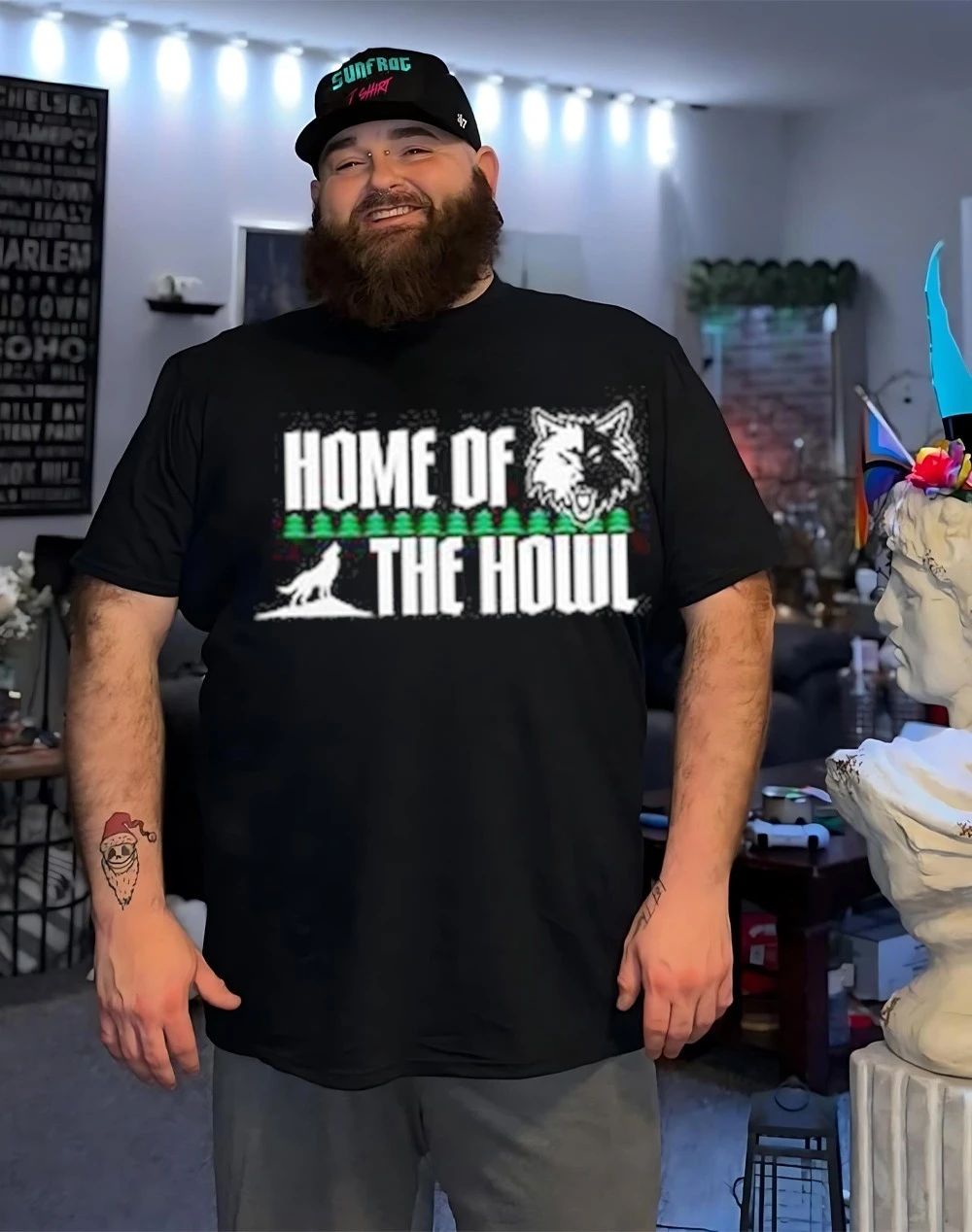 Minnesota Timberwolves home of the Howl Front and Back shirt
