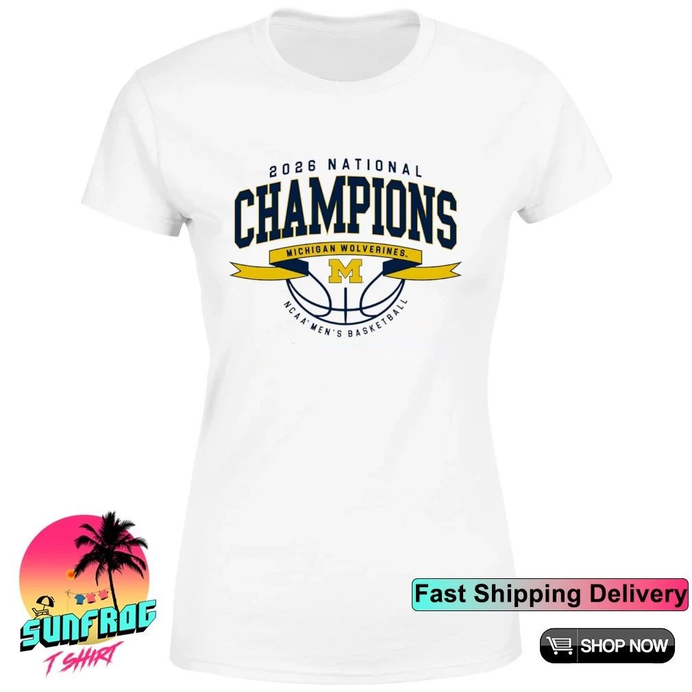 Michigan 2026 Basketball National Champions Ribbon Wings shirt