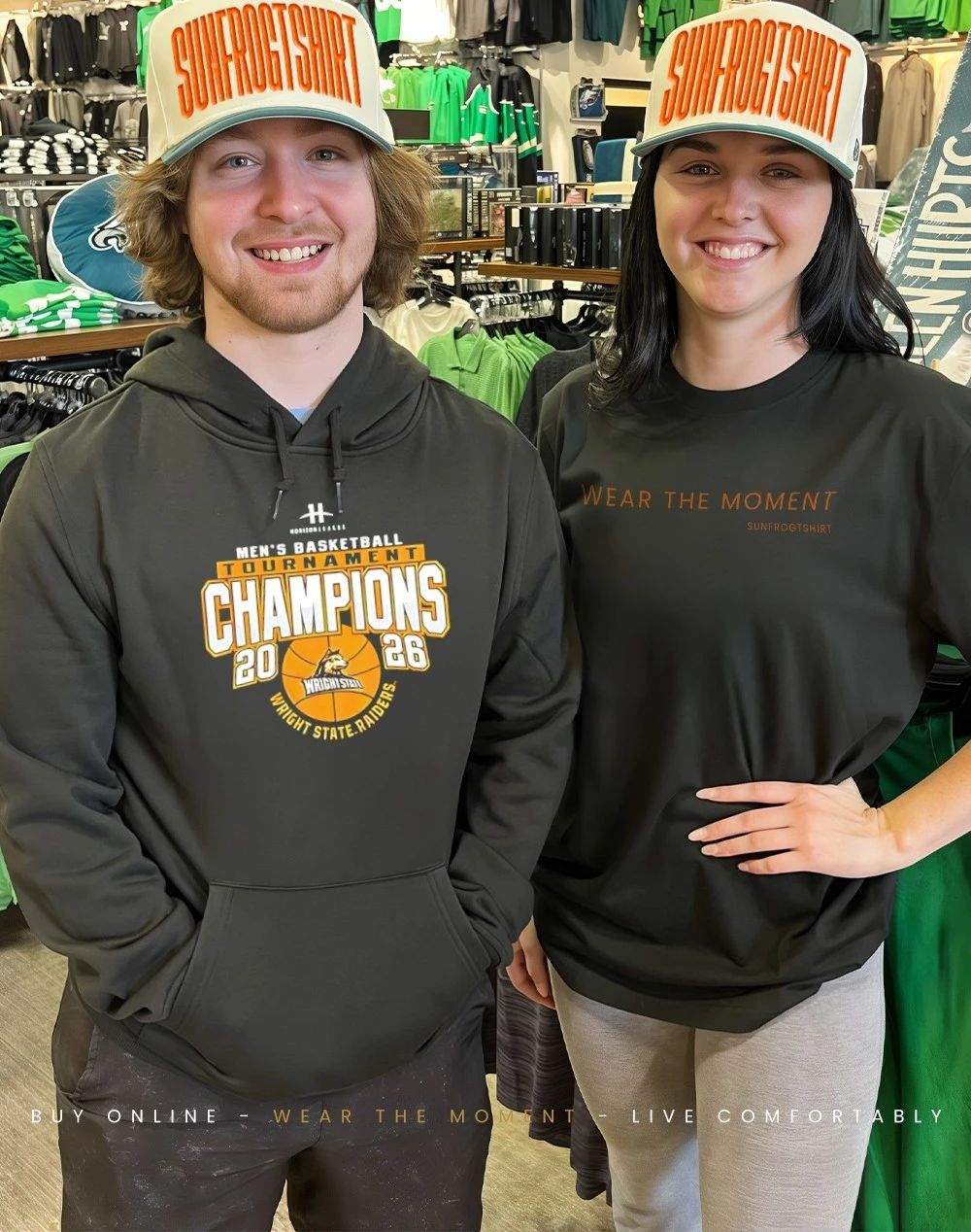 Wright State Raiders Basketball 2026 Men’s Basketball Tournament Champions shirt