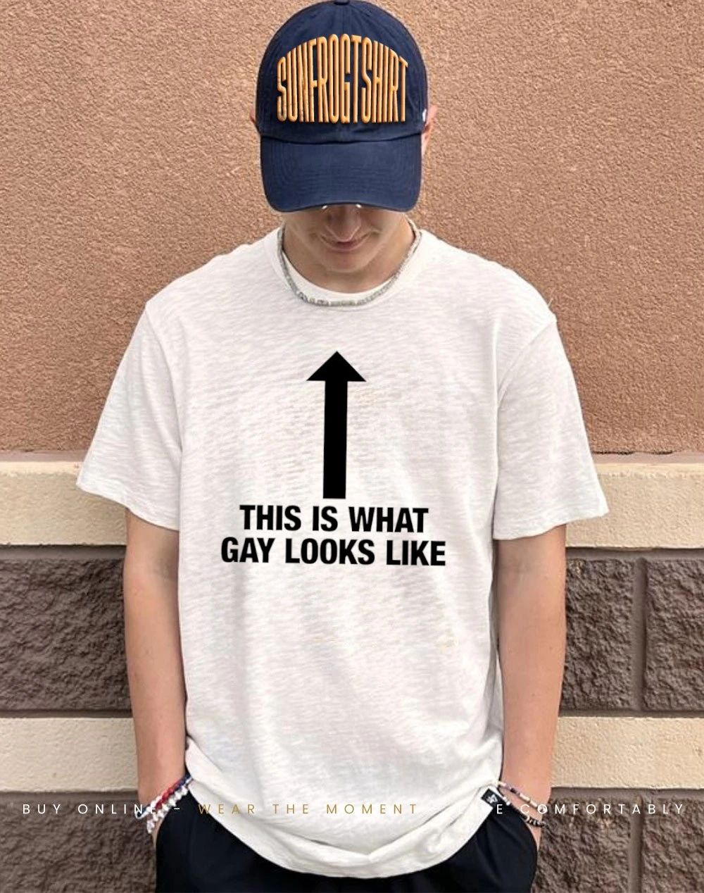 This is what gay looks like text shirt