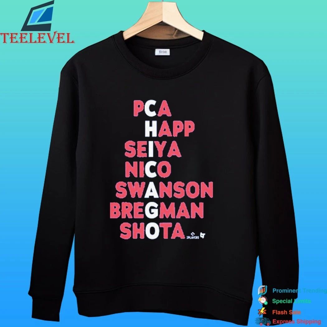 Chicago Names 2026 Pca Happ Seiya Nico Swanson Bregman Shota Shirt