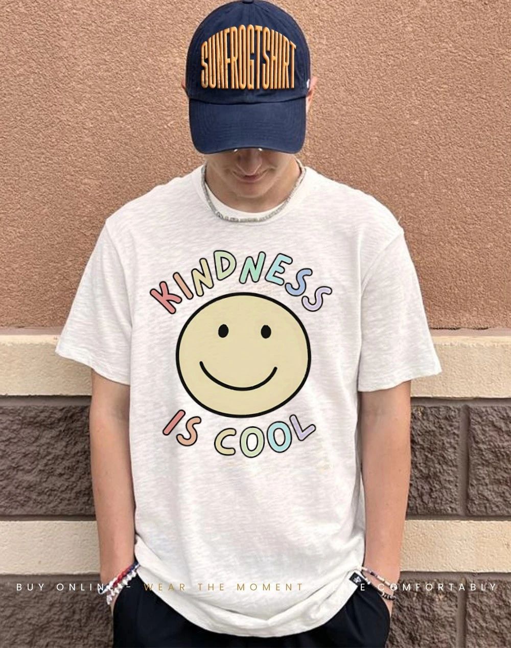 Kindness is cool smiley shirt