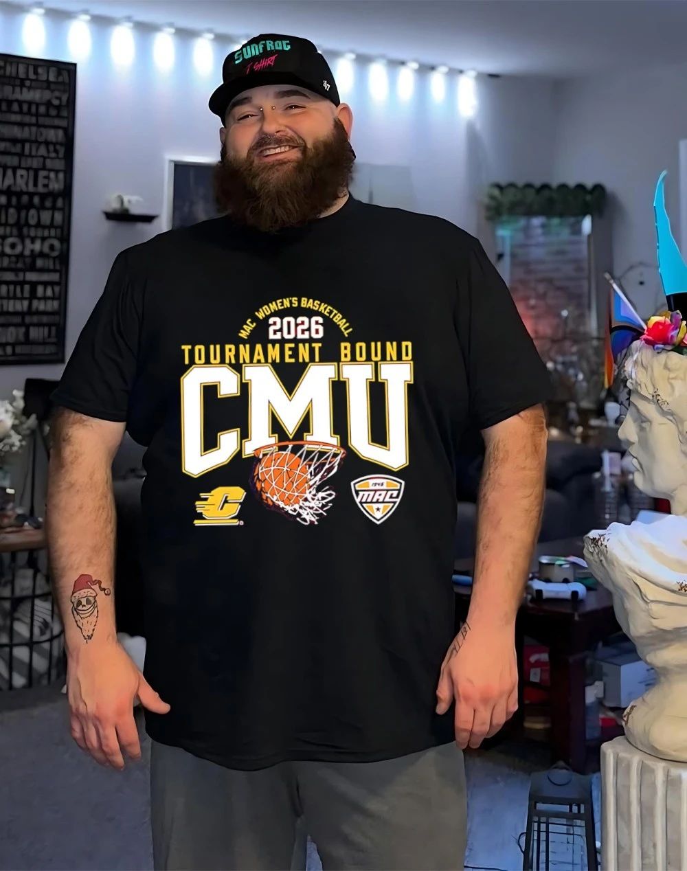 Central Michigan Chippewas MAC 2026 WBB Tournament Bound shirt