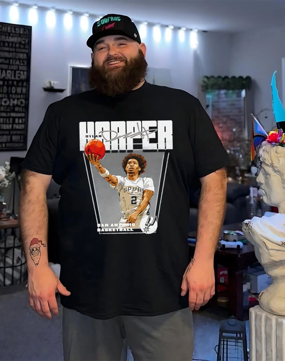 Dylan Harper San Antonio Spurs Premiere signature shirt