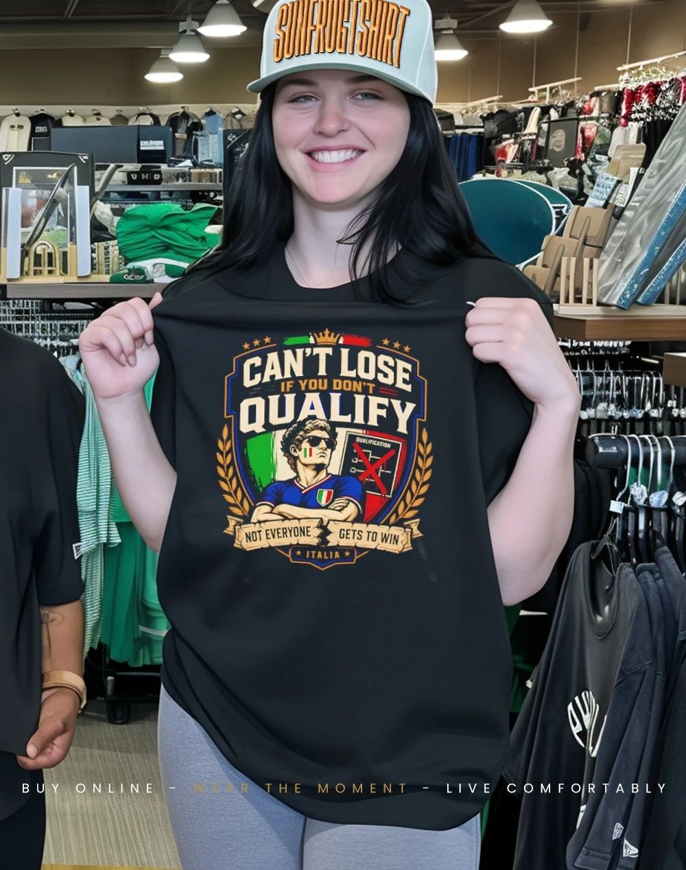 Can’t Lose If you don’t Qualify not everyone gets to win Italian shirt