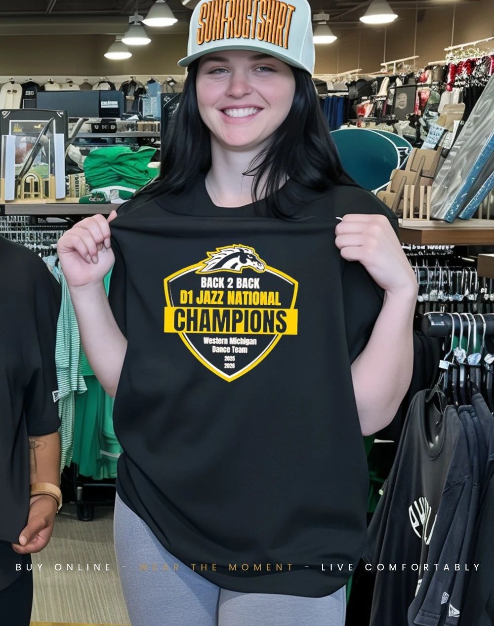 Western Michigan Broncos 2026 Back-To-Back D1 Jazz National Champions shirt
