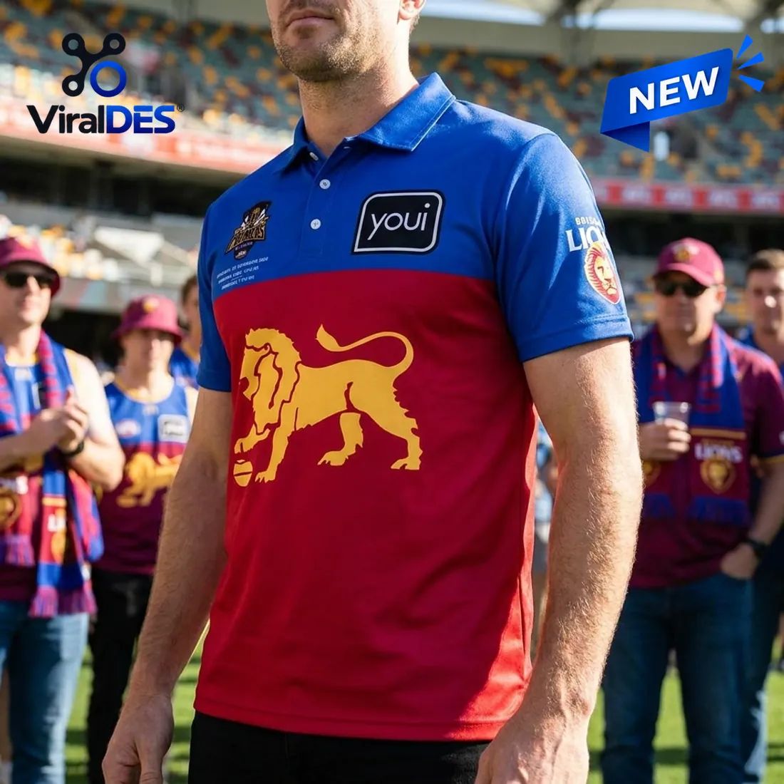 Brisbane Lions 2026 Premiers Polo Shirt