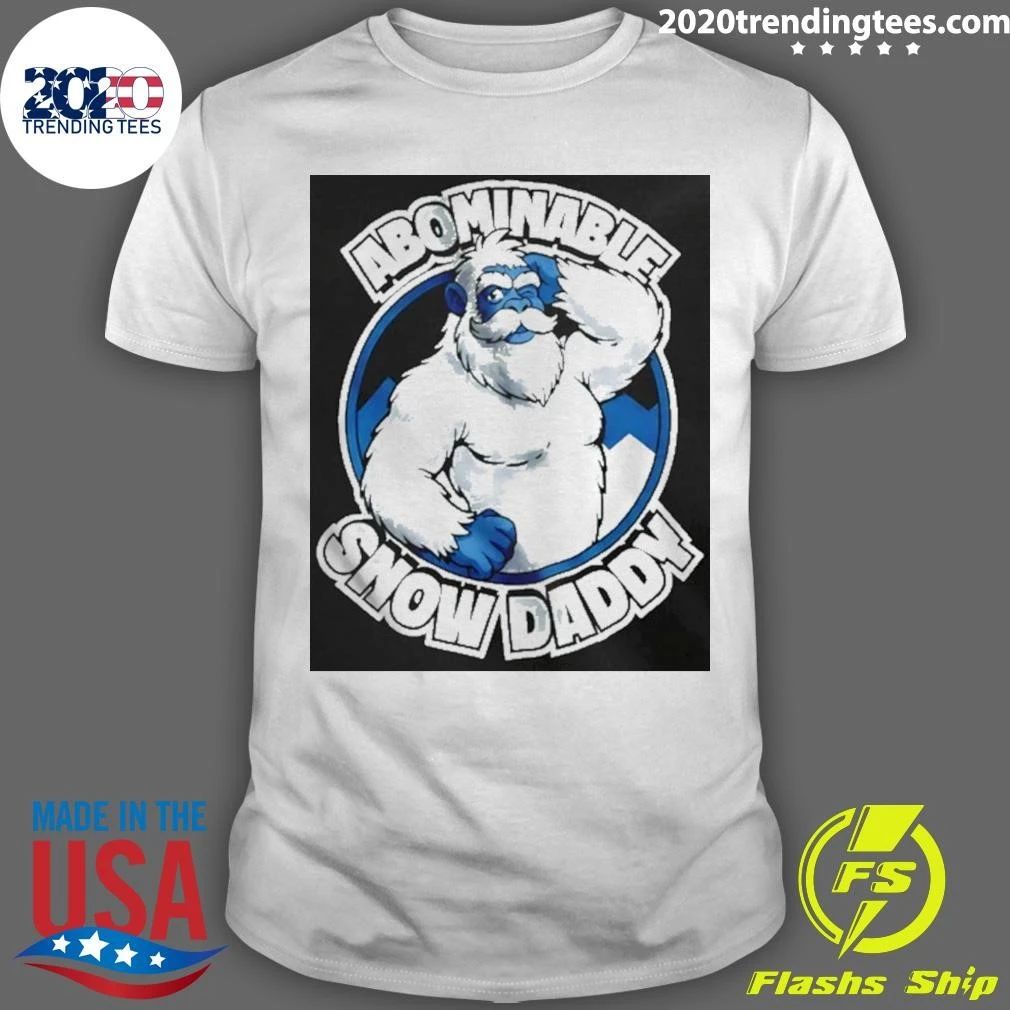 Abominable Snow Daddy Yeti Sasquatch Bigfoot Shirt