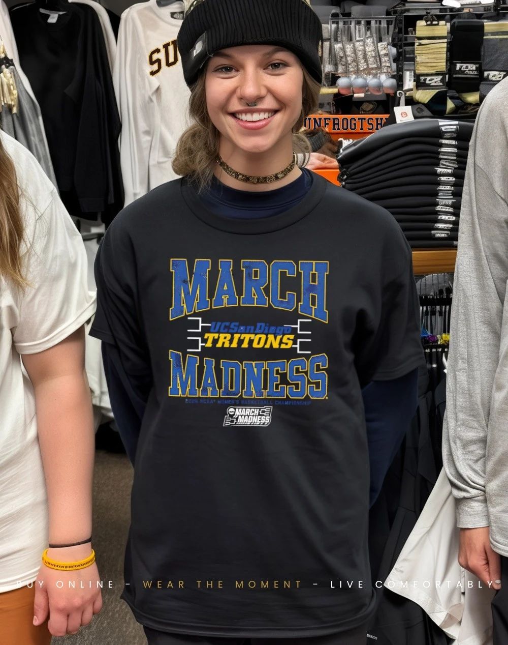 UC San Diego Tritons WBB 2026 March Madness logo shirt