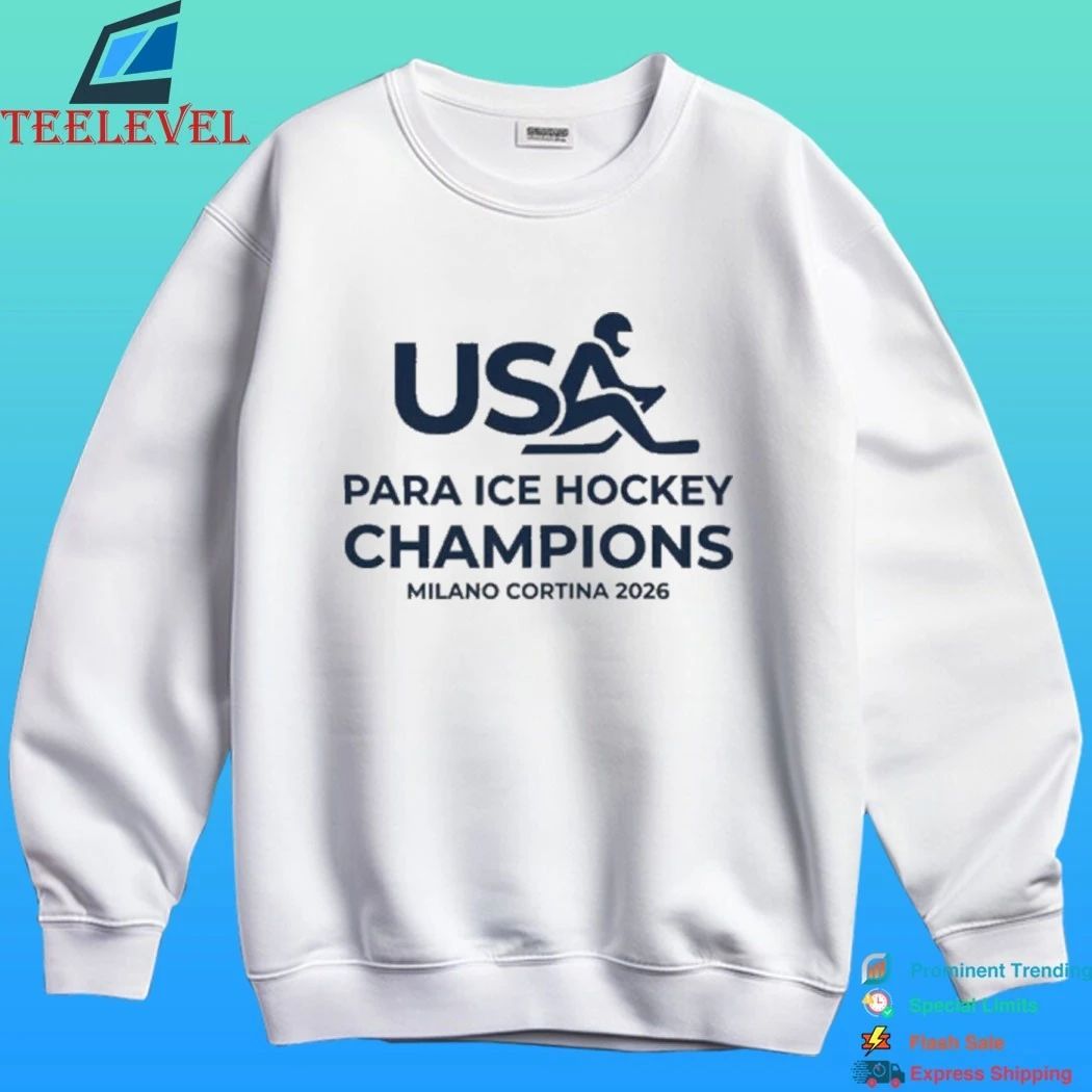 USA Para Ice Hockey Champions Milano Cortina 2026 shirt