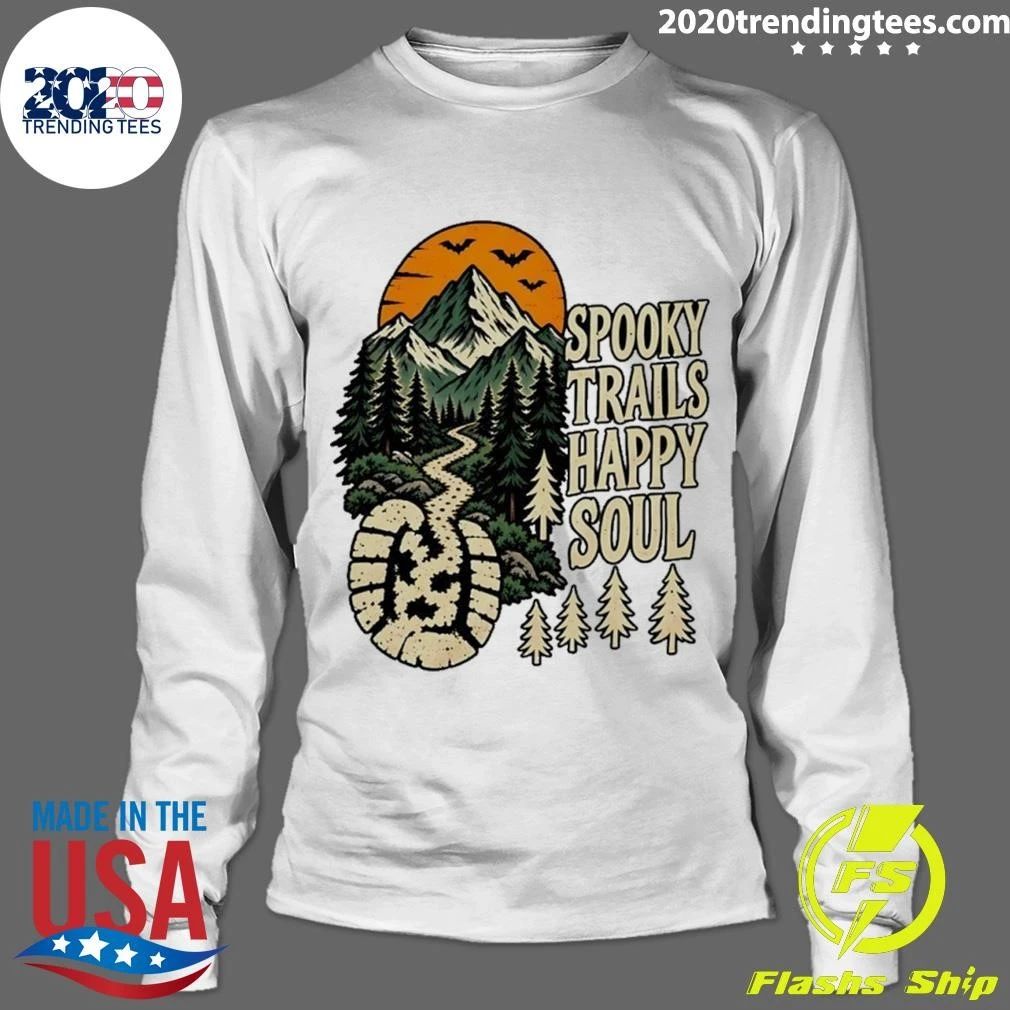 Spooky Trails Happy Soul Mountain Hiking Halloween 2026 Shirt