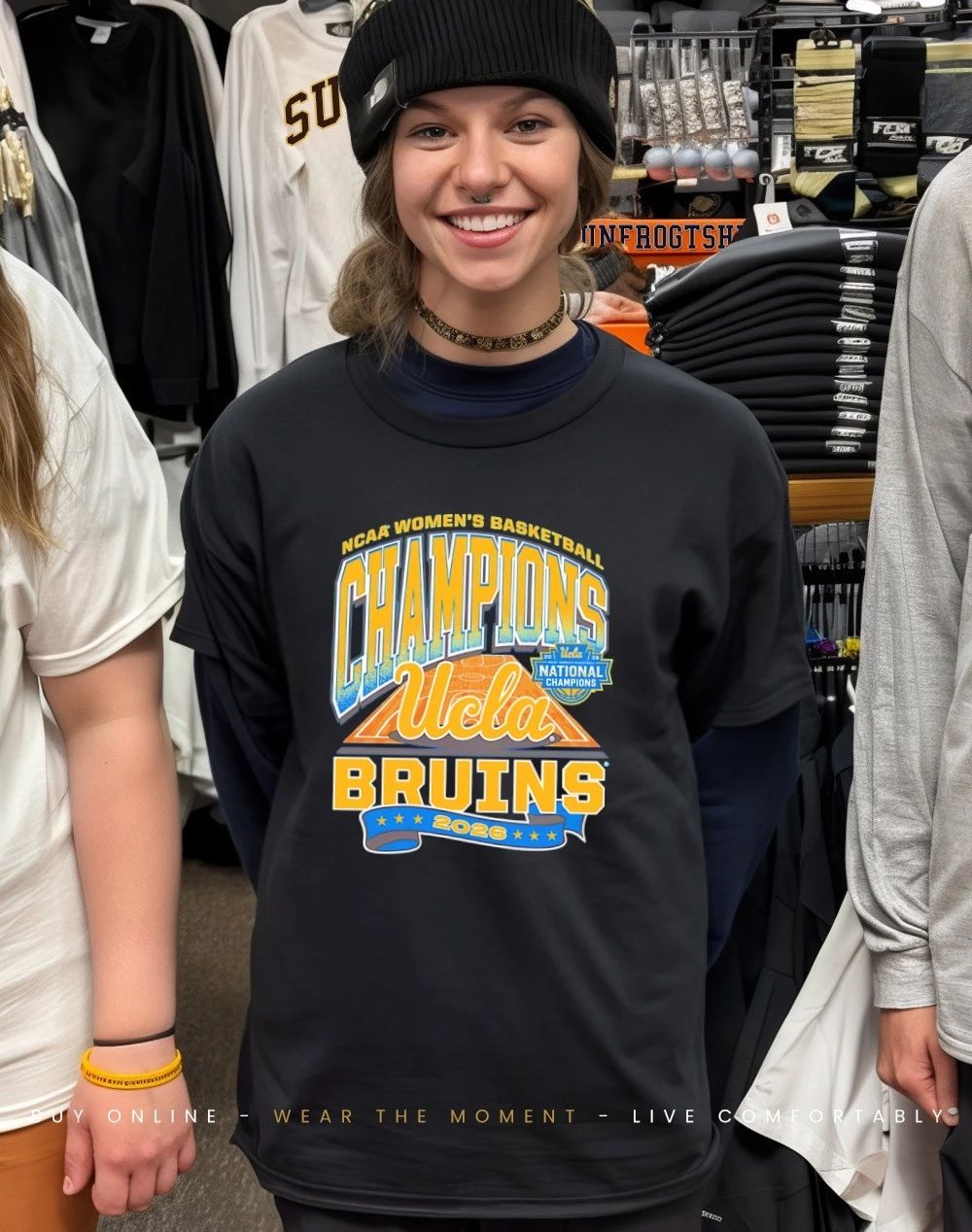 2026 Women’s Basketball National Champions UCLA Bruins logo shirt