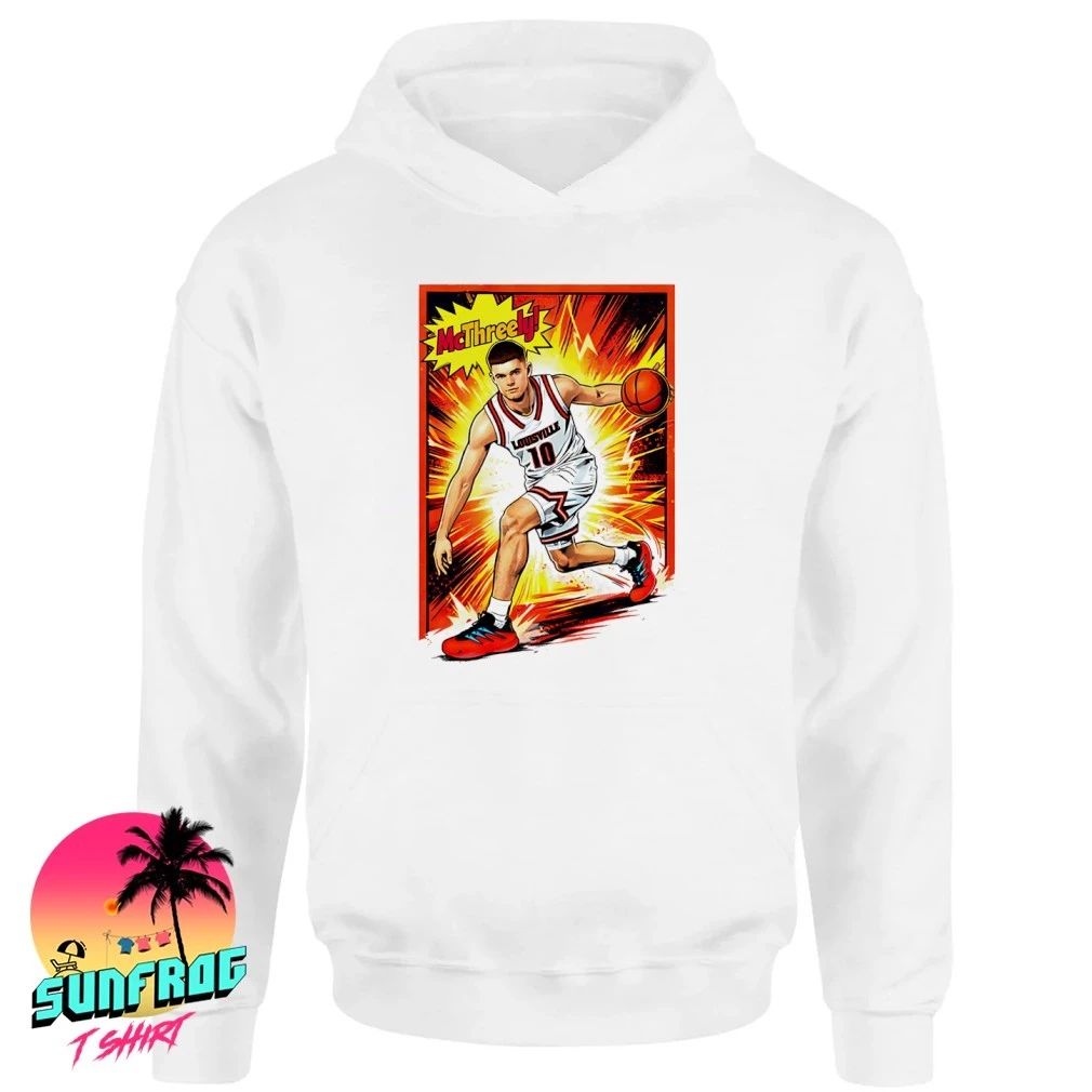 Isaac McKneely Louisville Cardinals Illustrated comic shirt