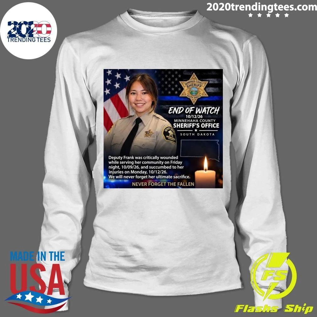 Minnehaha County, SD Sheriff’s Deputy Katherine Ann Frank died October 12, 2026 Shirt