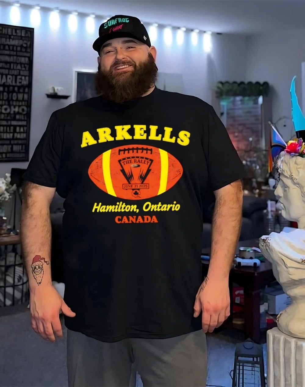 Arkells The Rally Football Event Hamilton Ontario Canada shirt