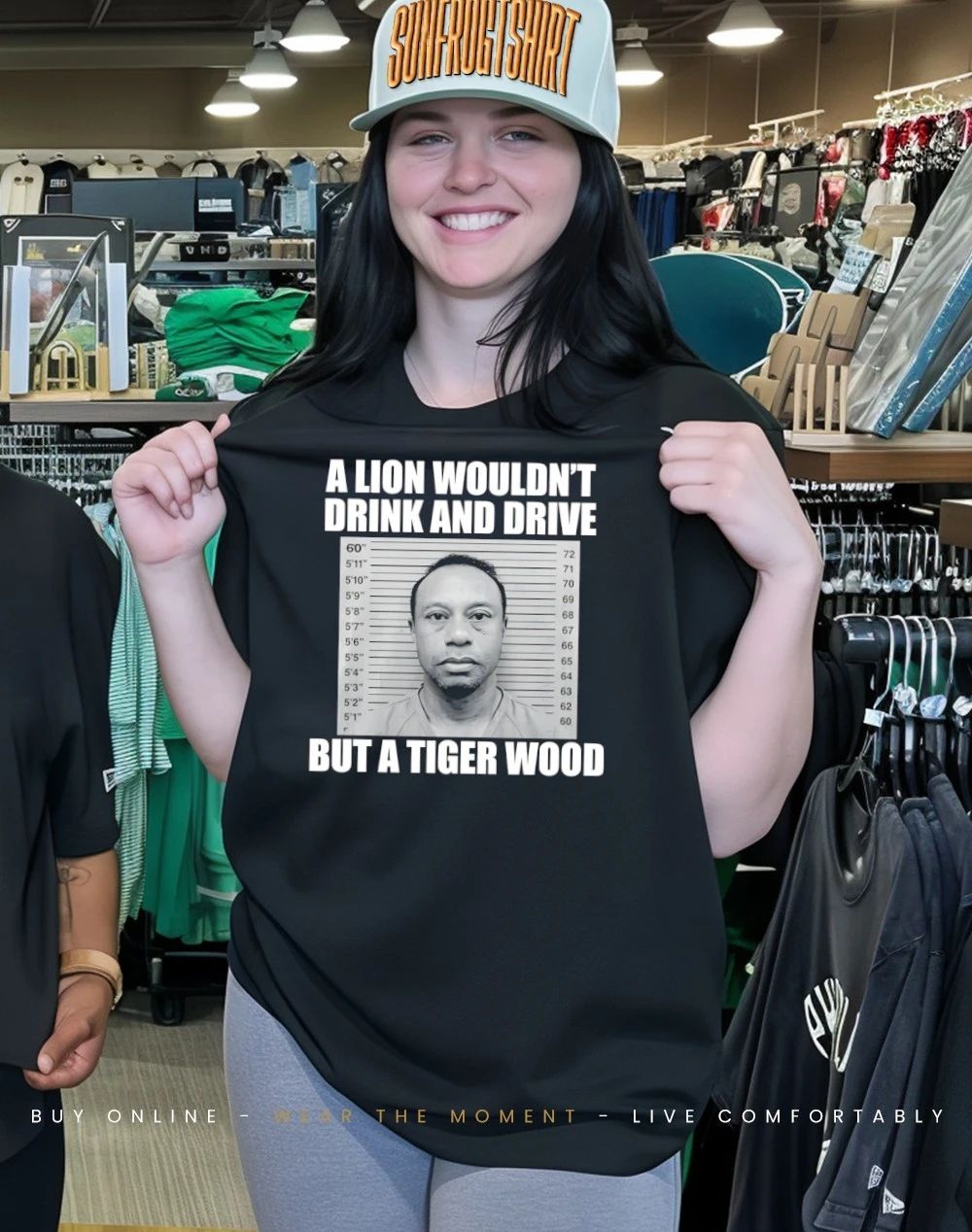 A Lion Wouldn’t Drink And Drive But A Tiger Wood Shirt