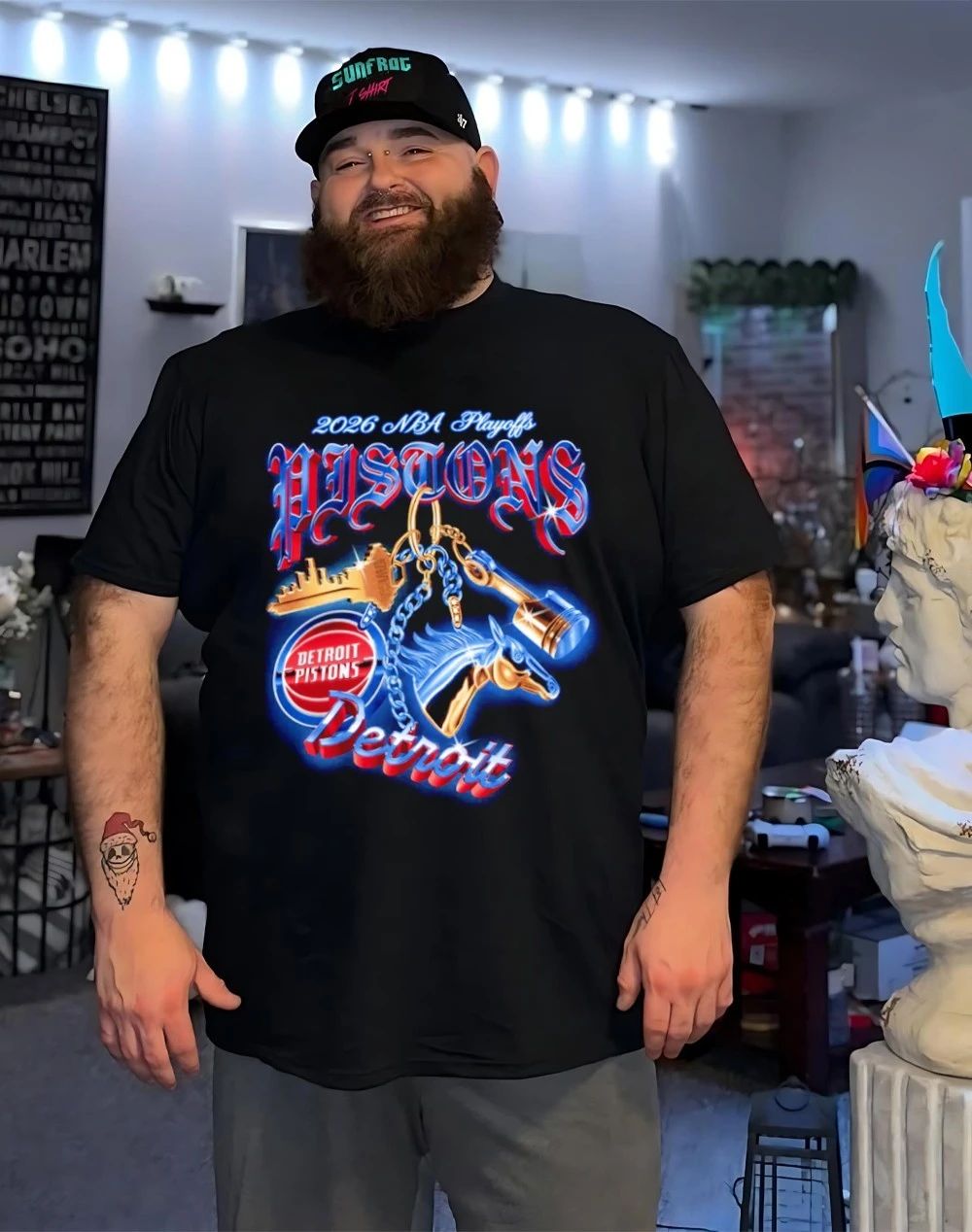 Detroit Pistons 2026 NBA Playoffs Keychain shirt
