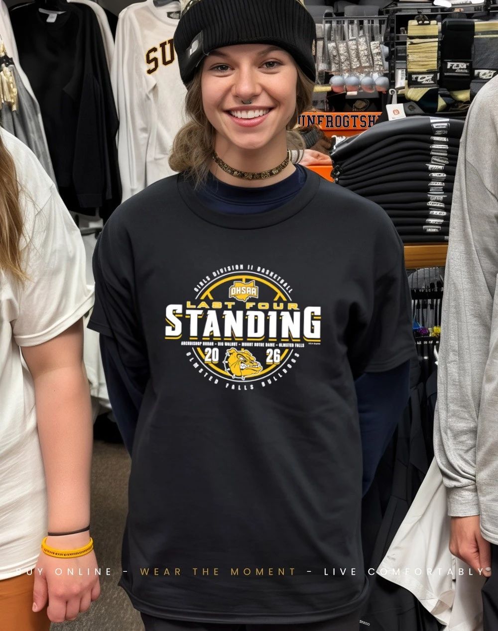 2026 OHSAA Girls Basketball D2 Last Four Standing Olmsted Falls Bulldogs shirt
