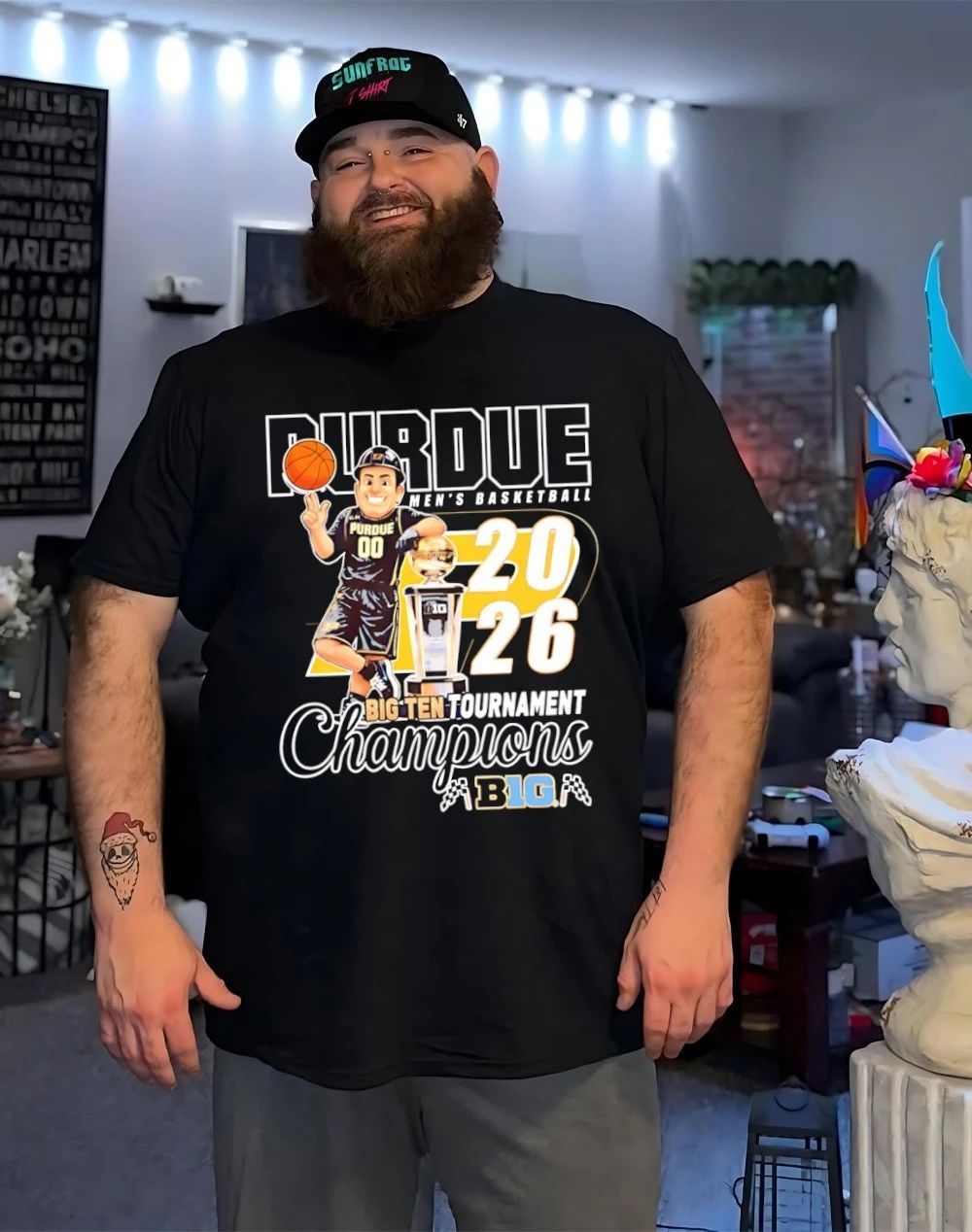 Purdue Boilermakers Men’s Basketball Big Ten Champs 2026 mascot shirt