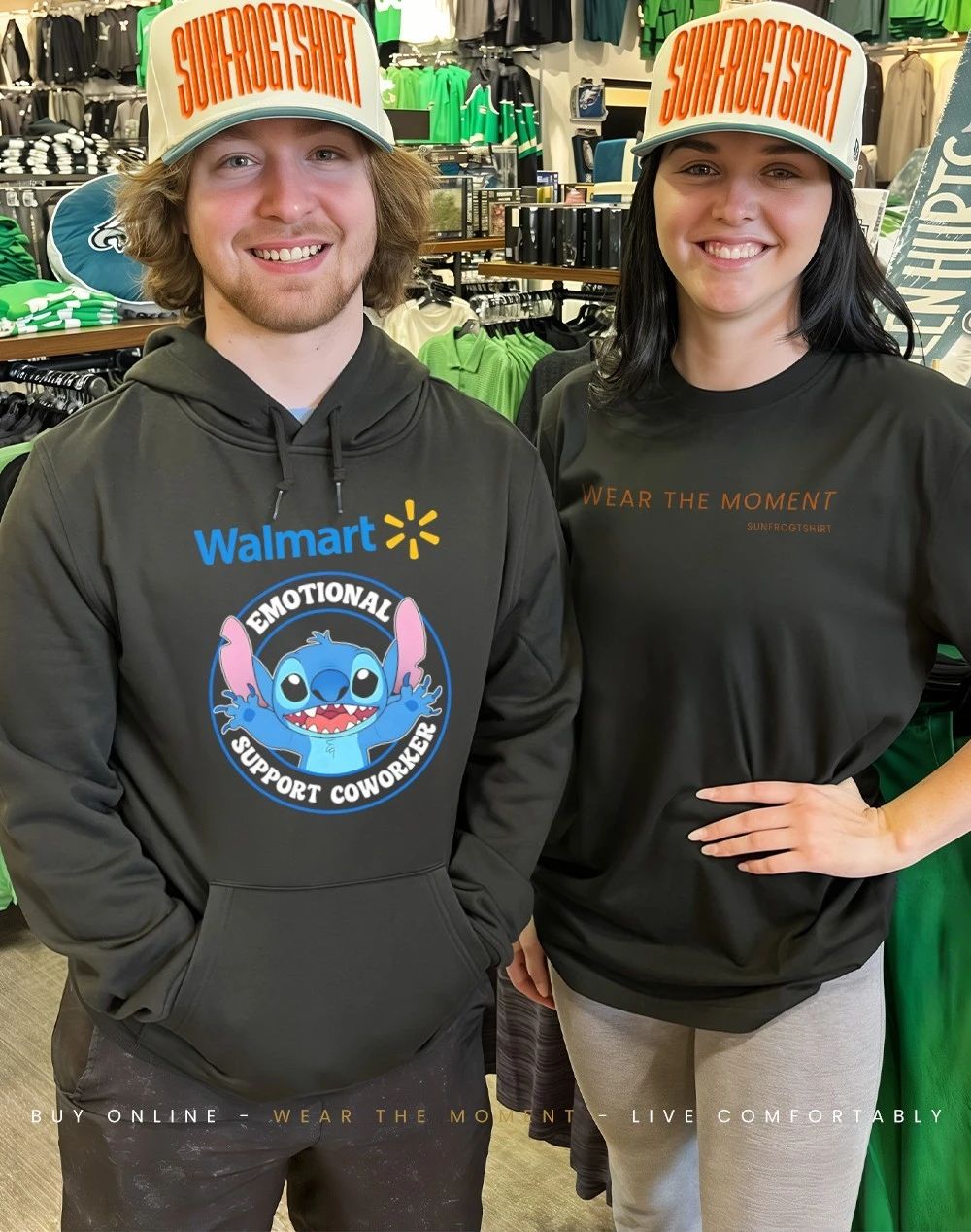 Walmart emotional support coworker Bluey shirt