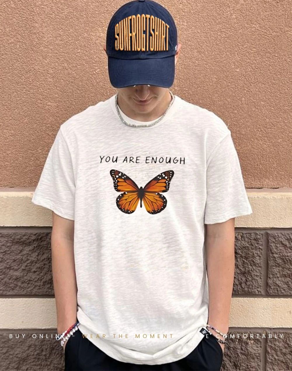Charlotte Flair You Are Enough Butterfly Affirmations shirt