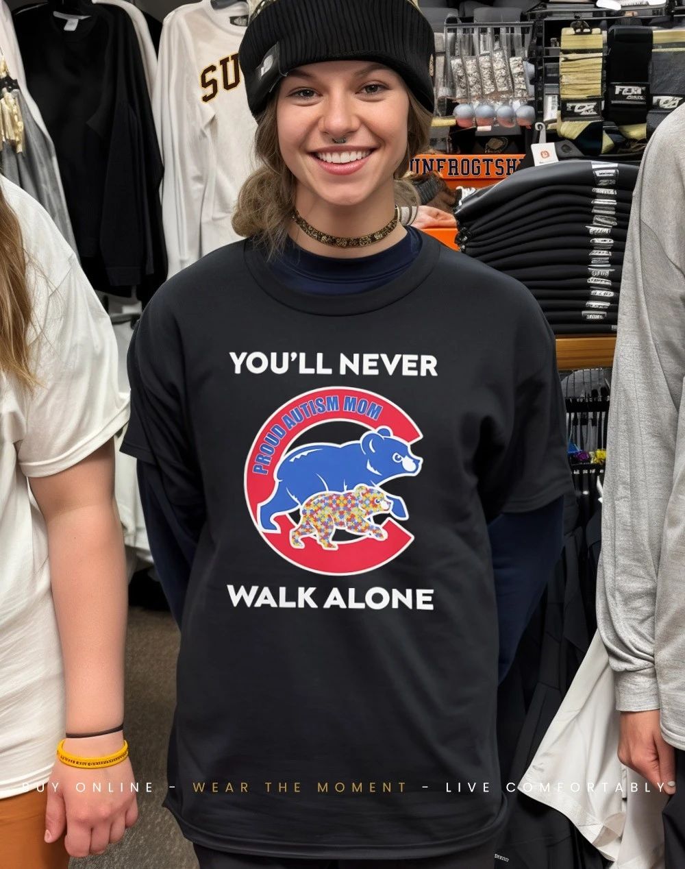 Chocago Cubs you’ll never walk alone pround autism mom 2026 shirt