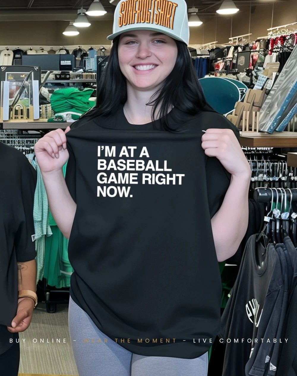 I’m at a baseball game right now shirt