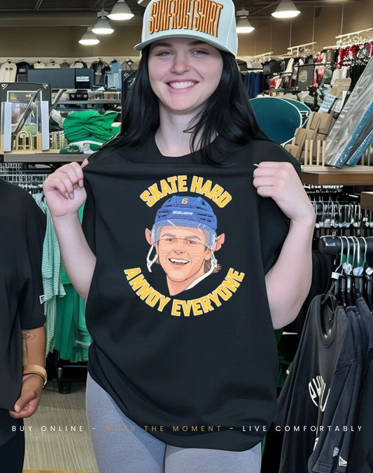 Zach Benson skate hard Annoy Everyone shirt