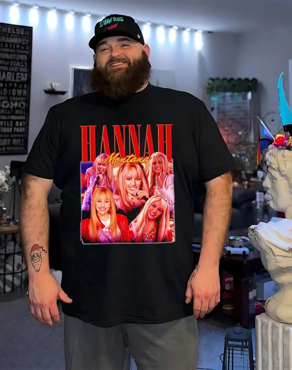 Hannah Montana picture collage shirt