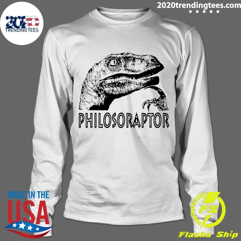 Philosoraptor Dinosaur Philosophy Funny Shirt