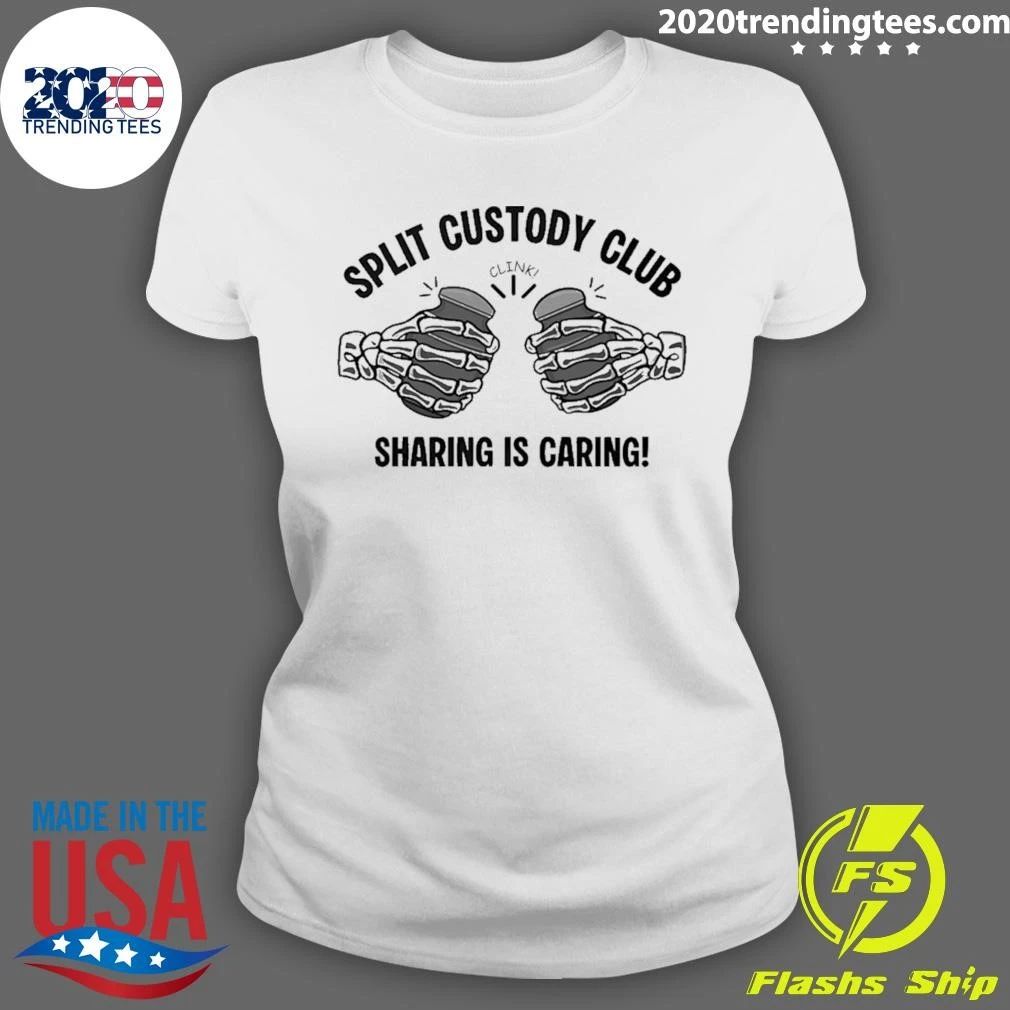 Sharing Is Caring Split Custody Club Shirt